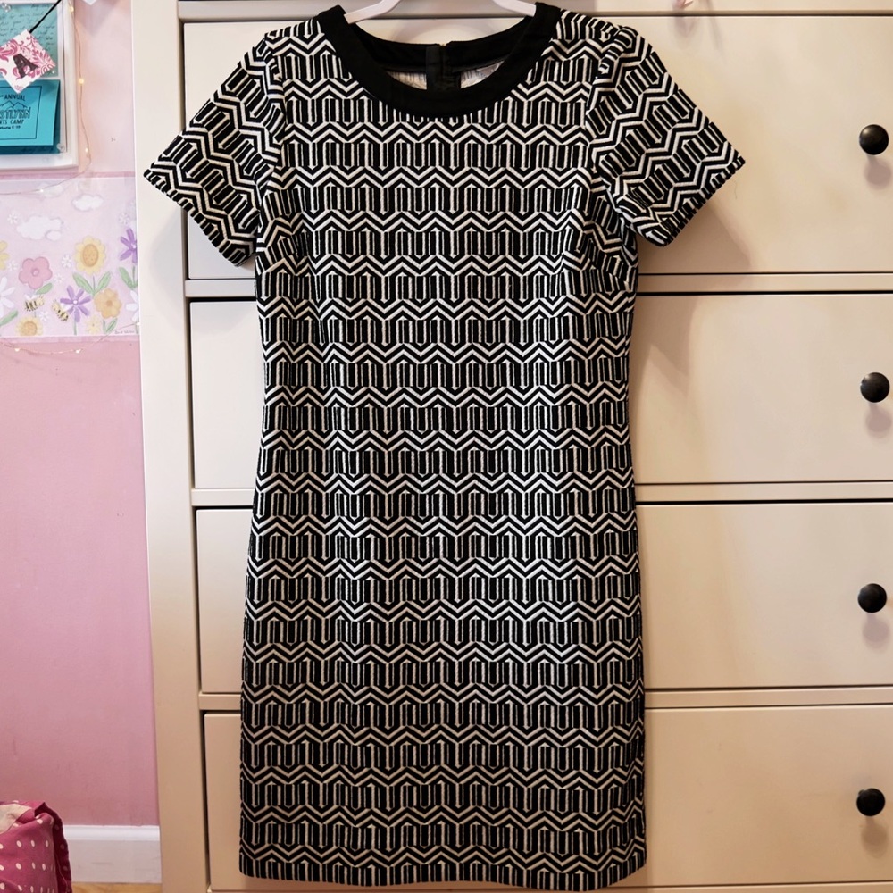 Banana Republic Dress Black and White